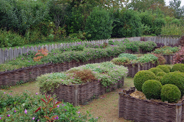 Château de la Roche-Jagu, herb garden