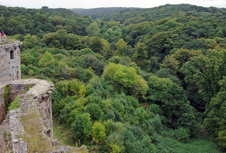 Château de Tonquédec, view from north tower