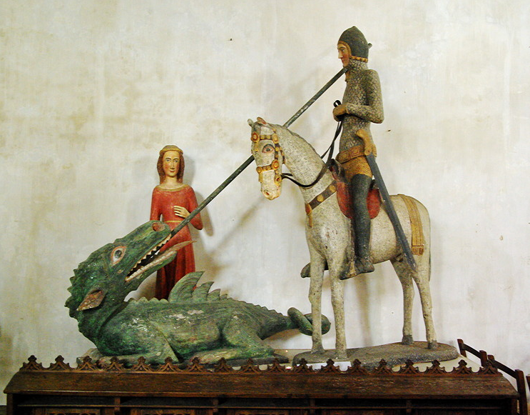 Church of Notre-Dame de Quelven - St George and the dragon
