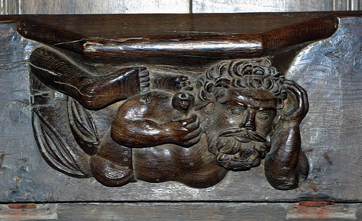 Church of St Herbot, misericord