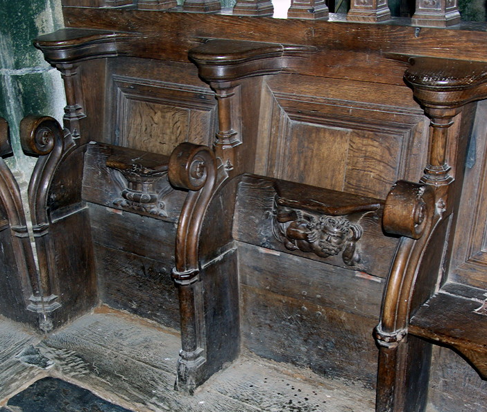 Church of St Herbot, misericords