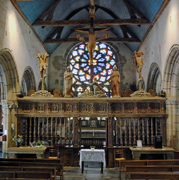 Church of St Herbot, rood screen