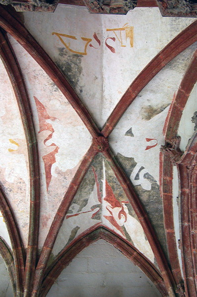 Church of St Herbot, south porch roof