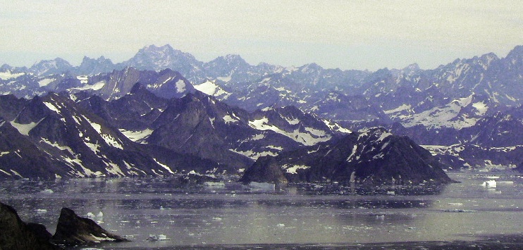 East Greenland From The Air