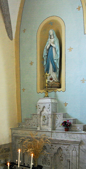 Espeyrac, church - altar