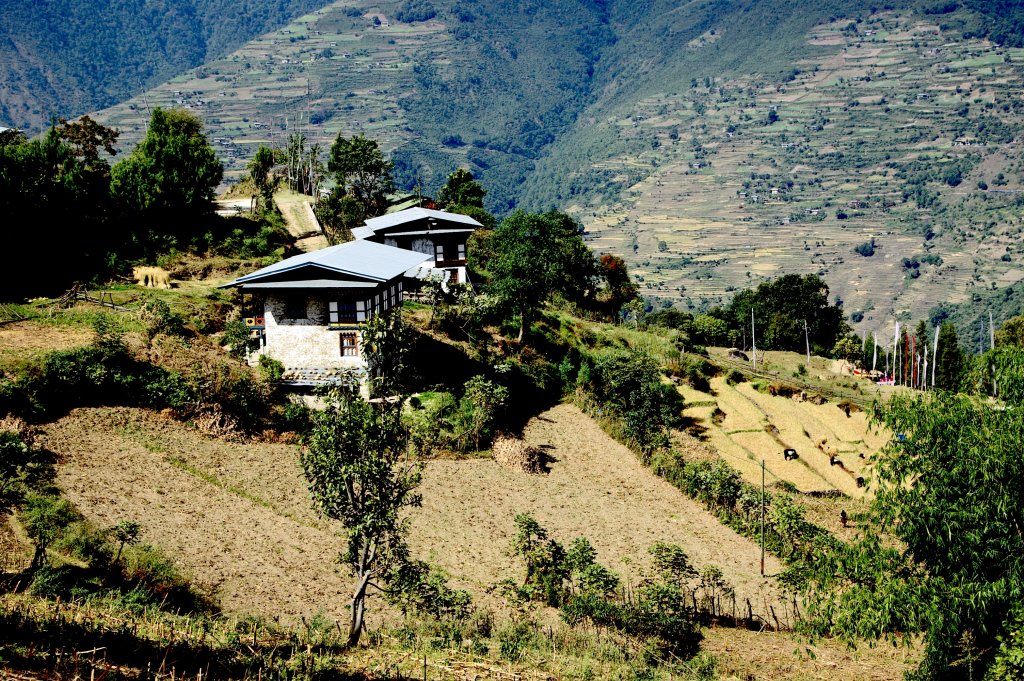 Farmhouse near Radi, Bhutan