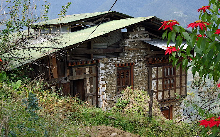 Farmhouse on the way to Radi, Bhutan