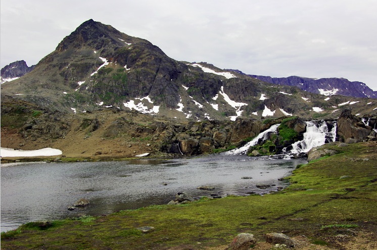 Flower Valley,Waterfall And Lake