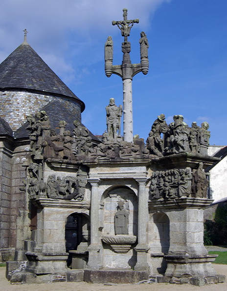 Guimiliau church, calvary