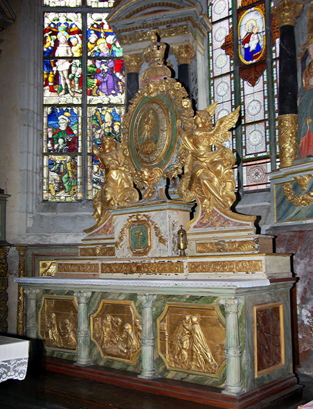 La Martyre church, high altar