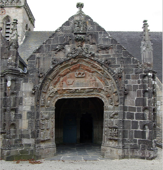 La Martyre church, south porch