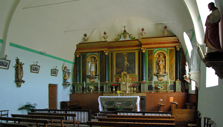 La Vinzelle, Église-St-Roch - chancel