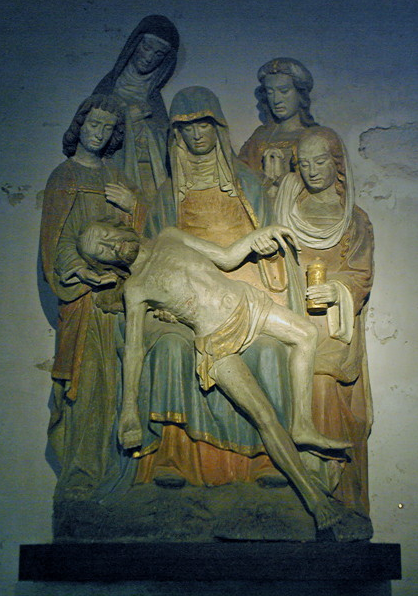 Lampaul-Guimiliau church - descent from the cross