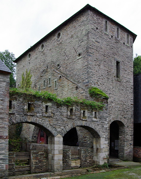 Les Forges des Salles, furnace house