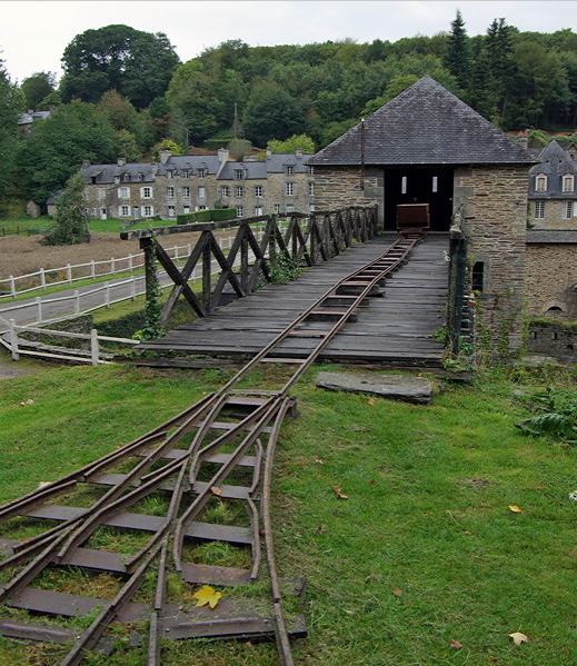 Les Forges des Salles, track to furnace