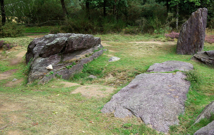 Les Pierres Droites - Quarry site