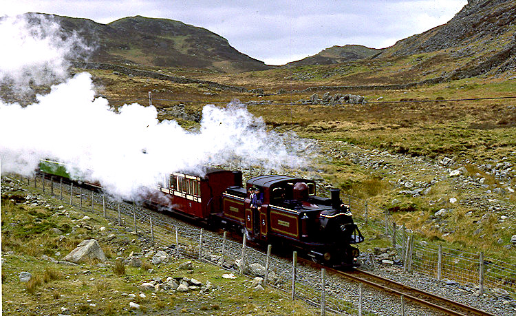 Merddin Emrys after the new Moelwyn tunnel, 1980/90s