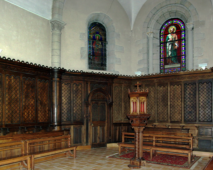 Montfaucon-en-Velay, Église St Pierre - chancel