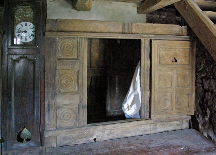 Moulins de Kerouat miller's house box bed