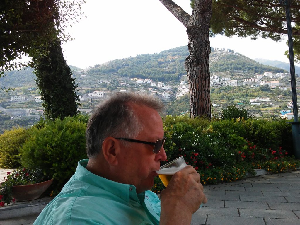 on the main square in Ravello