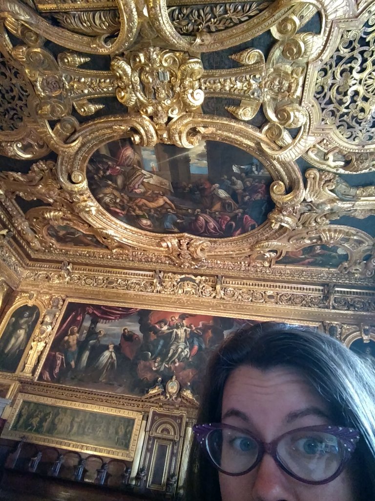 Overwhelmed by gold at the Doge's Palace