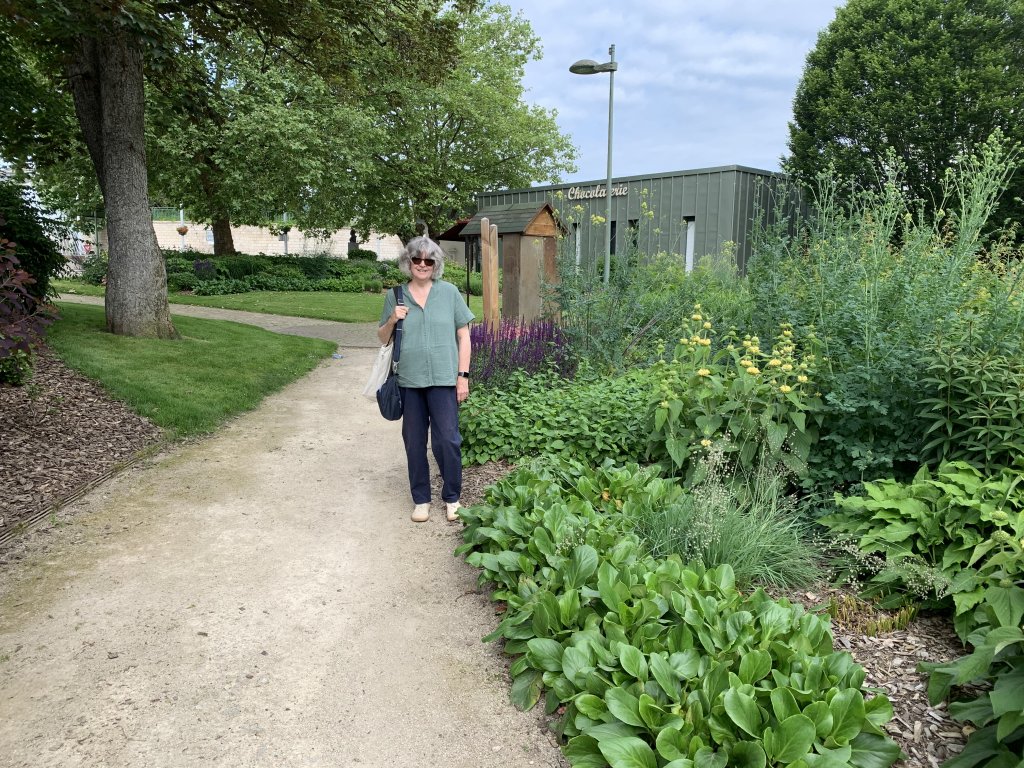 Pauline on the first day in Vittel