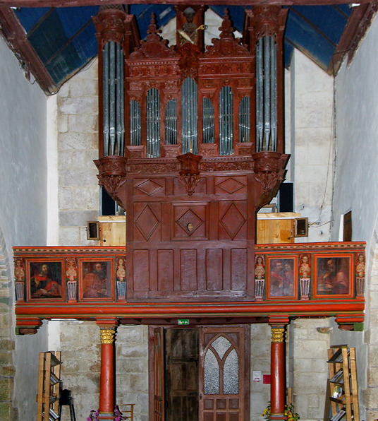 Ploujean church, organ