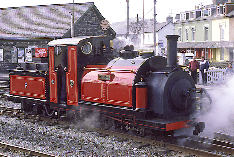 Prince at Porthmadog Station