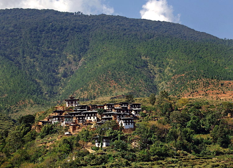 Richengang village, Bhutan