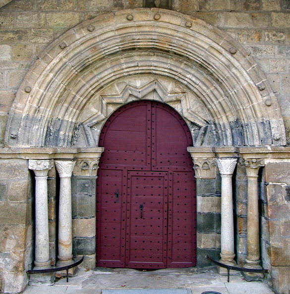 Saint-Pierre-Eynac, church - north door