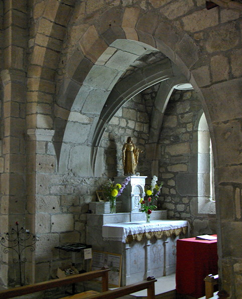 Saint-Pierre-Eynac, church - side chapel