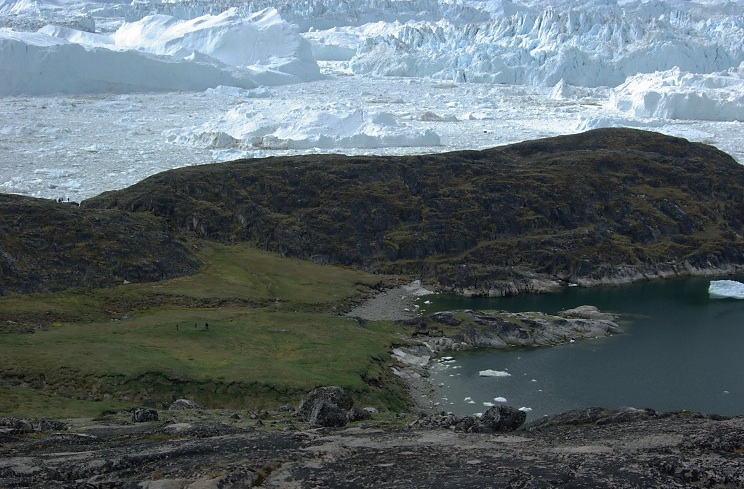 Sermermiut With The Ice Fjord Behind