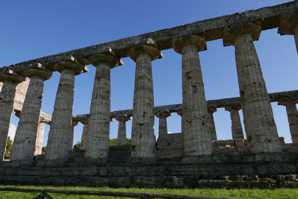 Side view of Temple of Athena