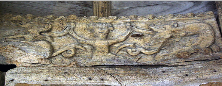 St Jean du Doigt oratory carving