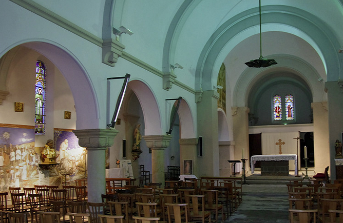 St Martin-d'Oydes, Église St Anastasius