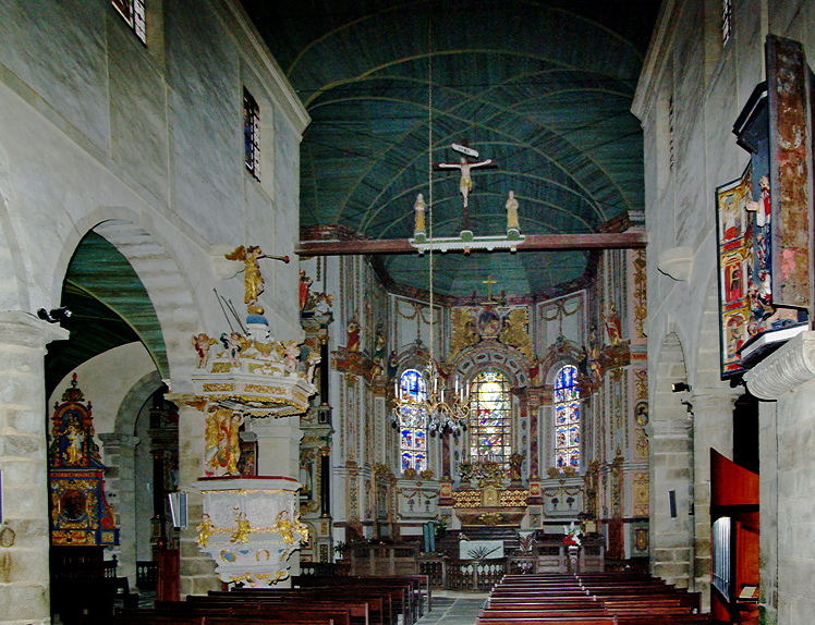 St Thégonnec church - interior