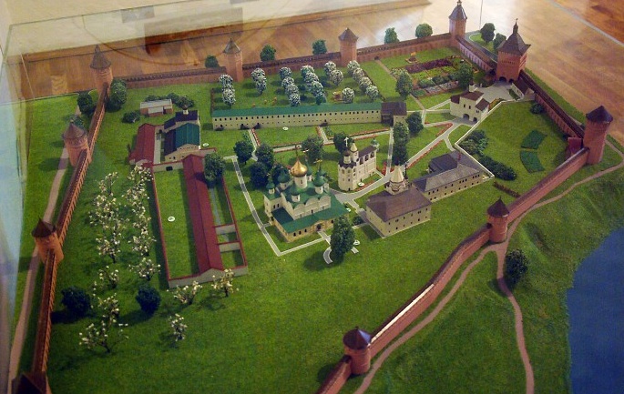 Suzdal, St Euthymius Monastery of Our Saviour - model