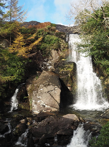 The waterfall by Tan y Grisiau Halt