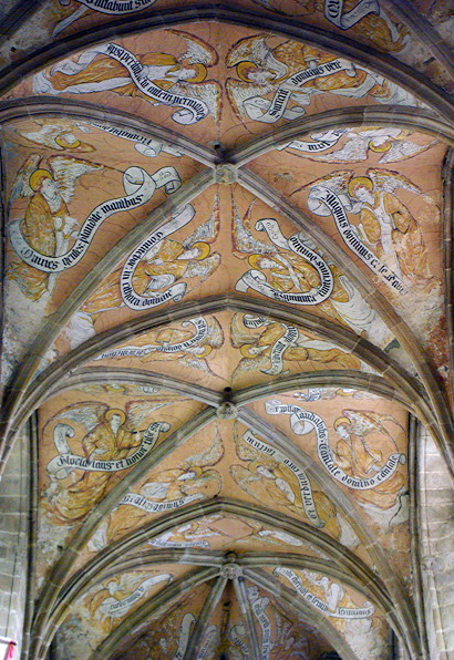 Tréguier Cathedral, chancel ceiling