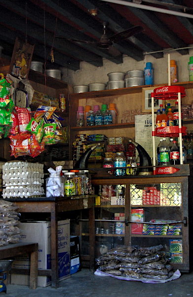 Typical shop, Mongar, Bhutan