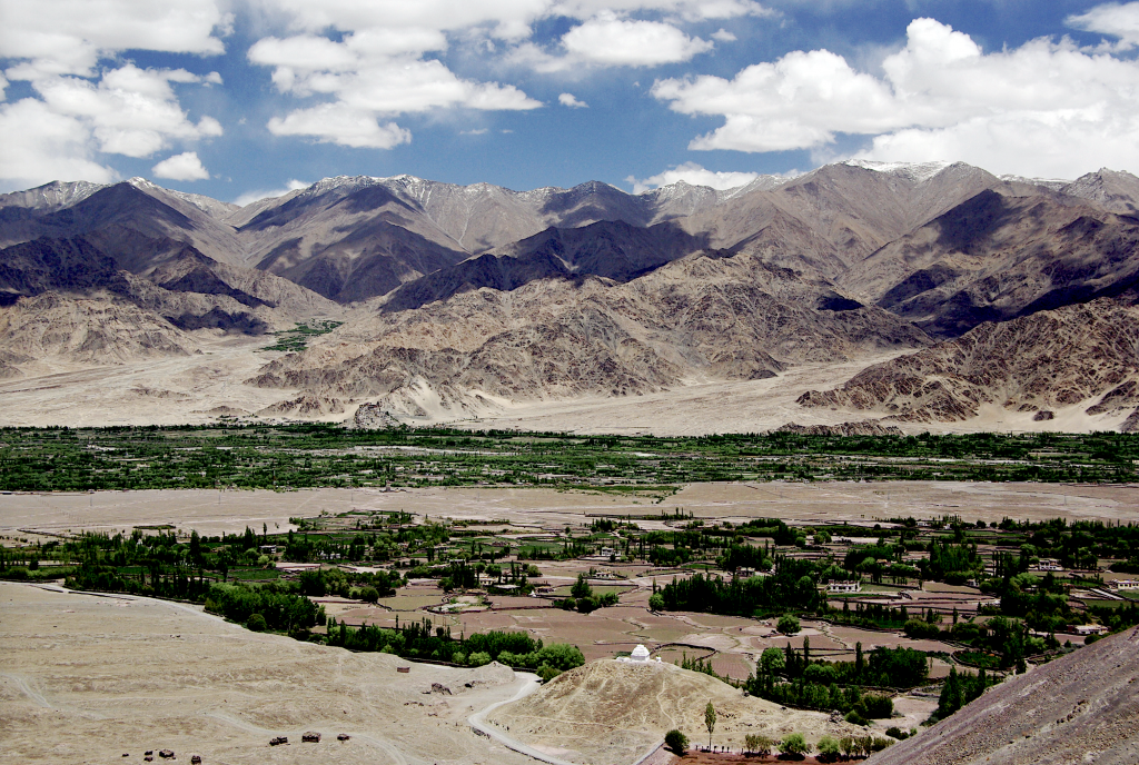 View from Matho Gompa
