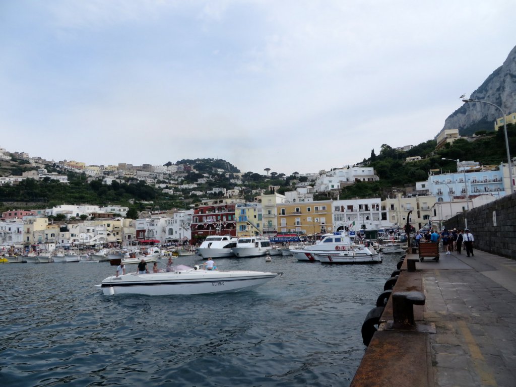 View from the ferry dock...so long, Capri, hope to see you again!