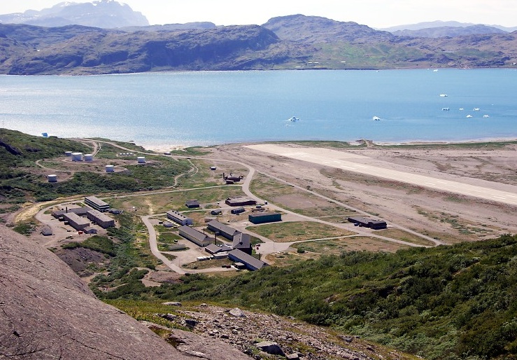 View Of The Airstrip From Signalhojen, Narsarsuaq