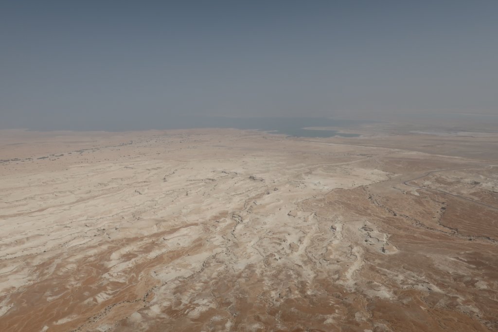 View of the Dead Sea from Masada