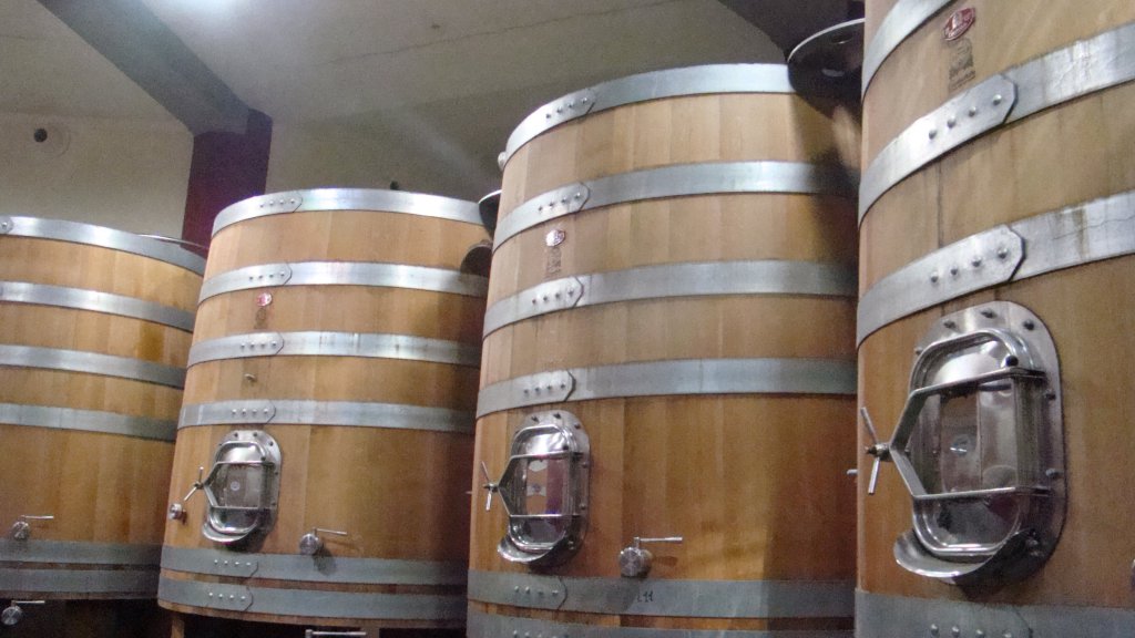 Wooden wine casks