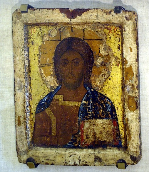 Yaroslavl Art Museum C13th icon of Christ Pancreator