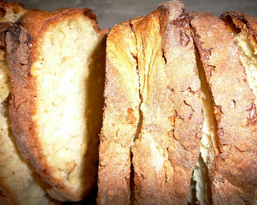 Crunchy Crust and Soft Center of Martera Bread