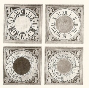 Four Versions of the Duomo Clock