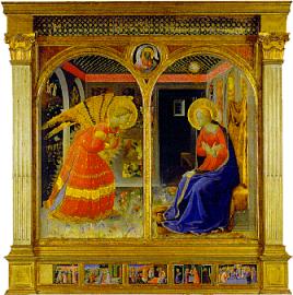 Annunciation by Fra Angelico saved by Siviero