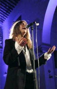 Patti Smith in the Palazzo Vecchio